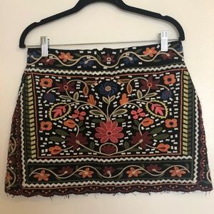 Embroidered floral Showpo skirt